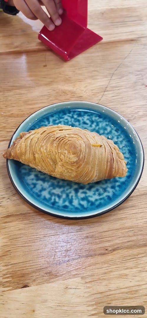 Curry Puff on Plate