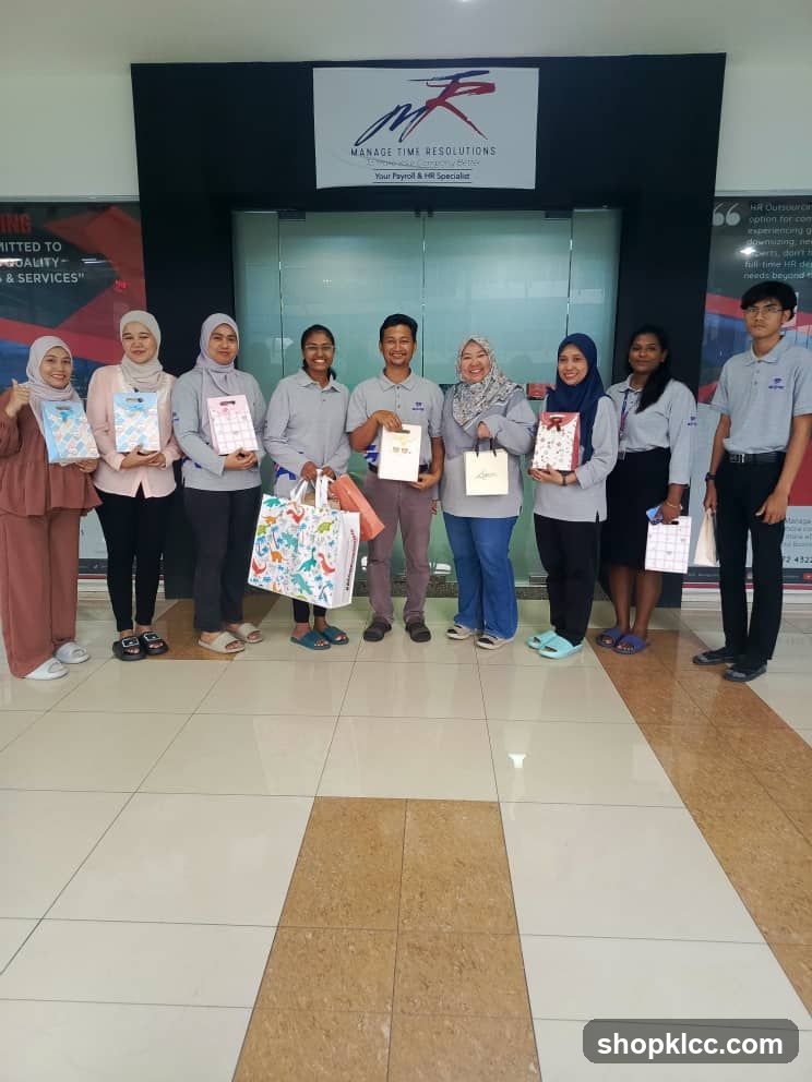 Group Photo with Gifts