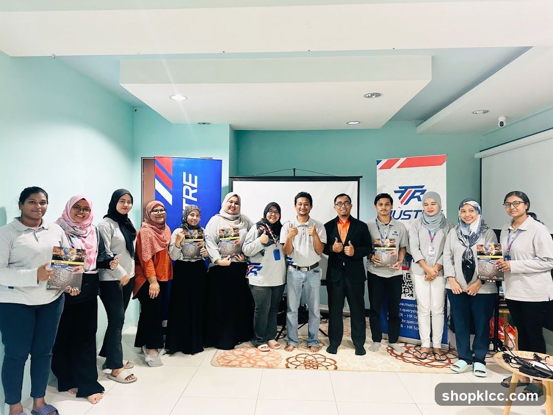 Group Photo with Company Banners