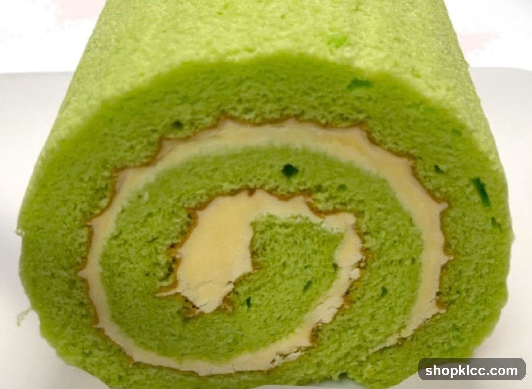 Green Swiss Roll