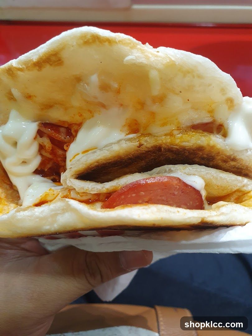 Savory Flatbread with Sausage and Cheese
