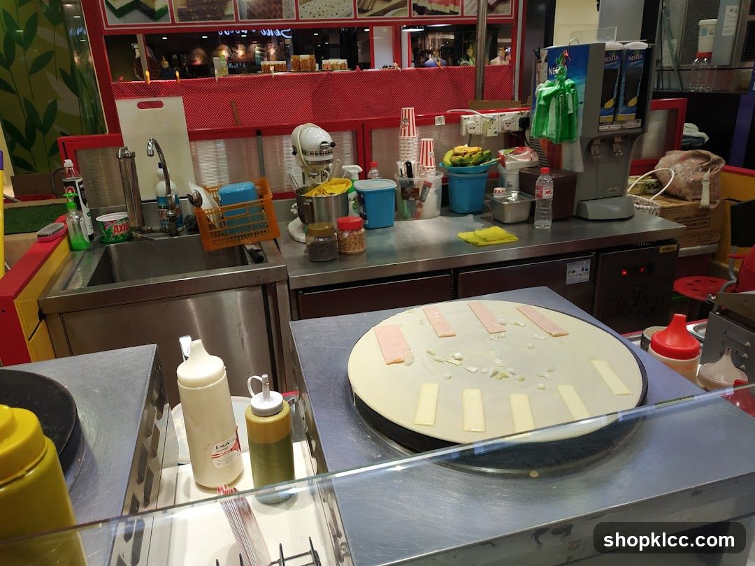 Crepe Preparation Station