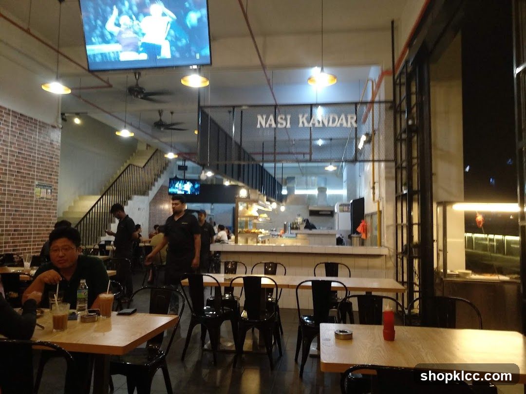 Restaurant Interior with Nasi Kandar Signage