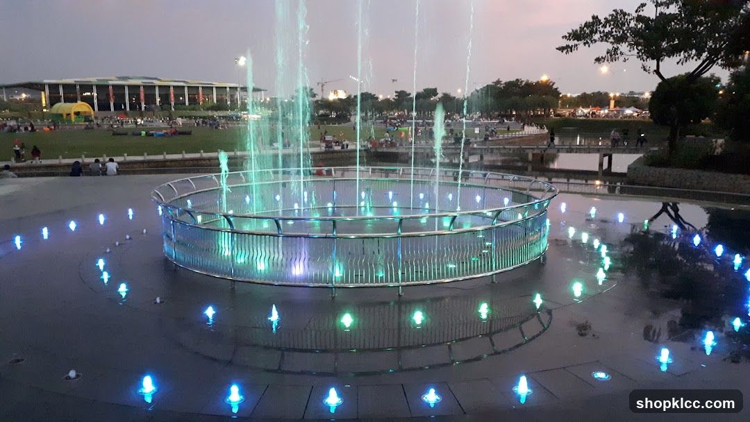 Fountain in a Park