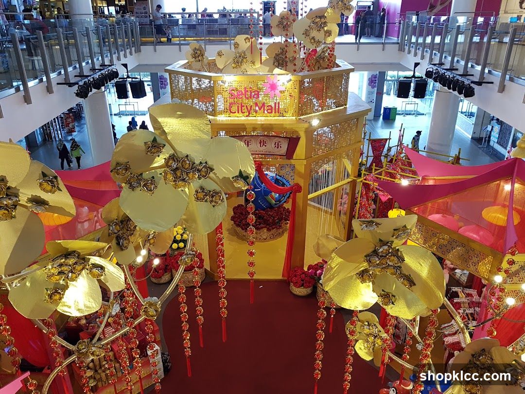 Chinese New Year Decorations in a Mall