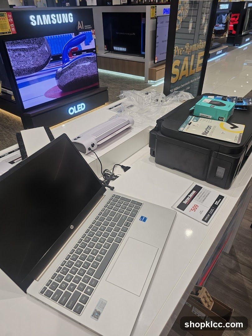 Electronics Store Display
