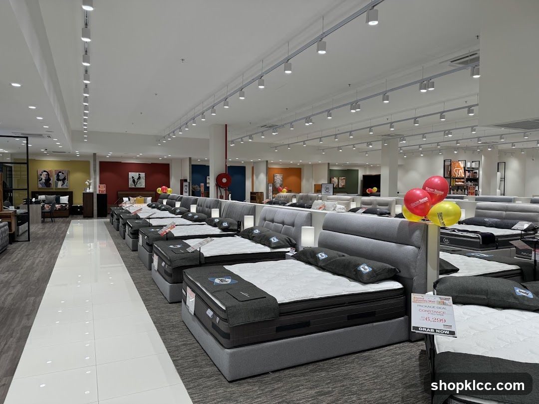 Mattress Store Interior