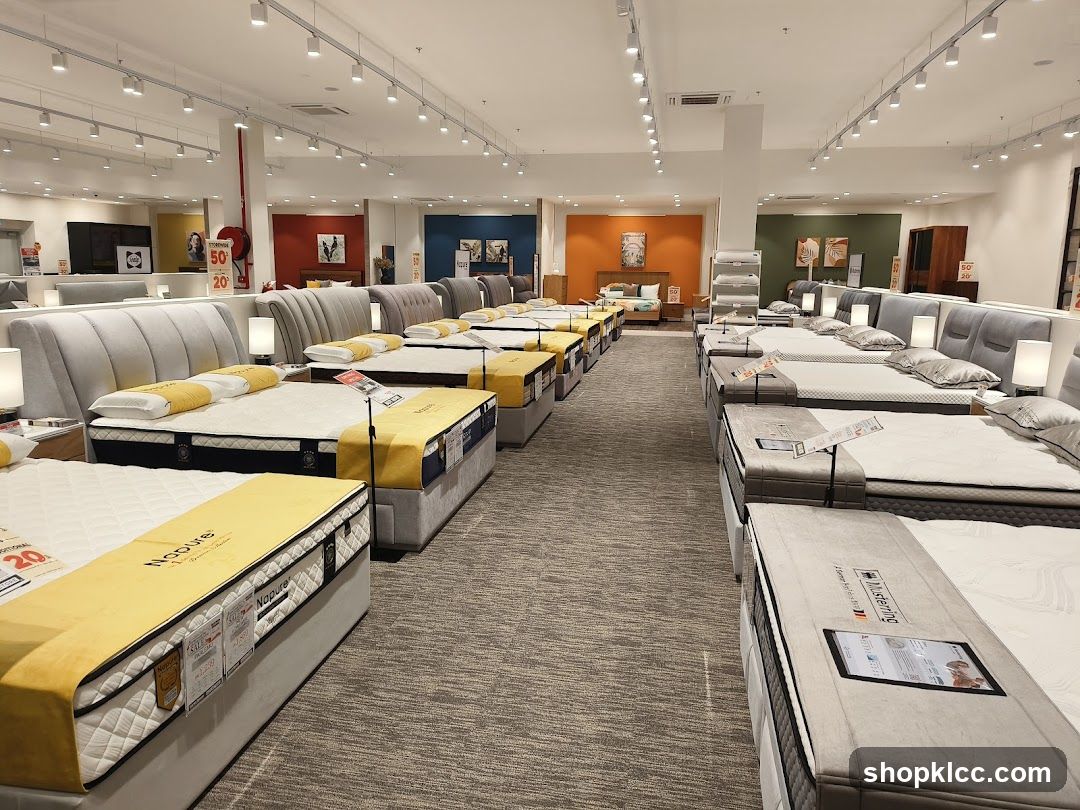 Mattress Store Interior