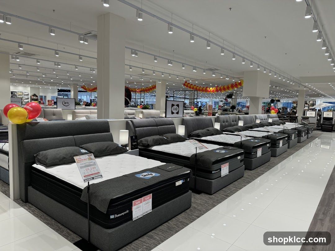 Mattress Store Interior