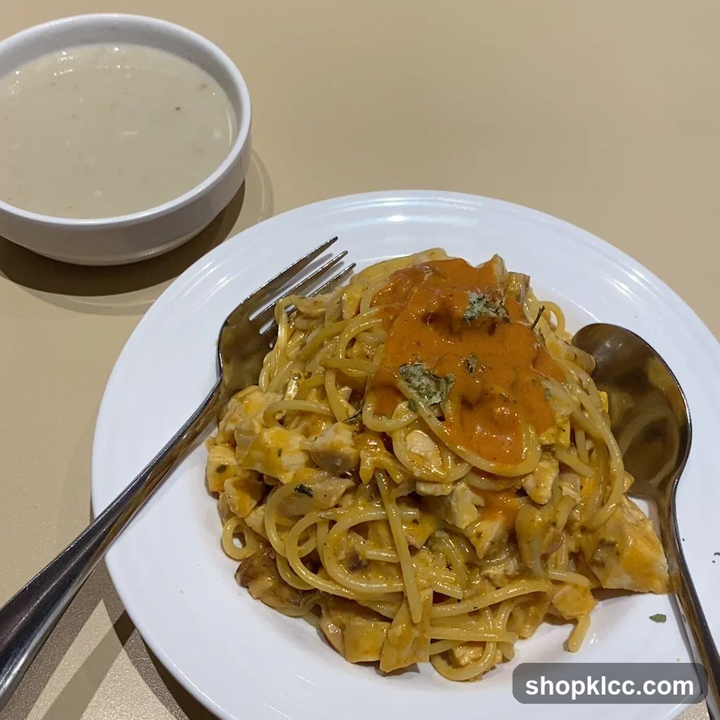 Chicken Pasta with Soup