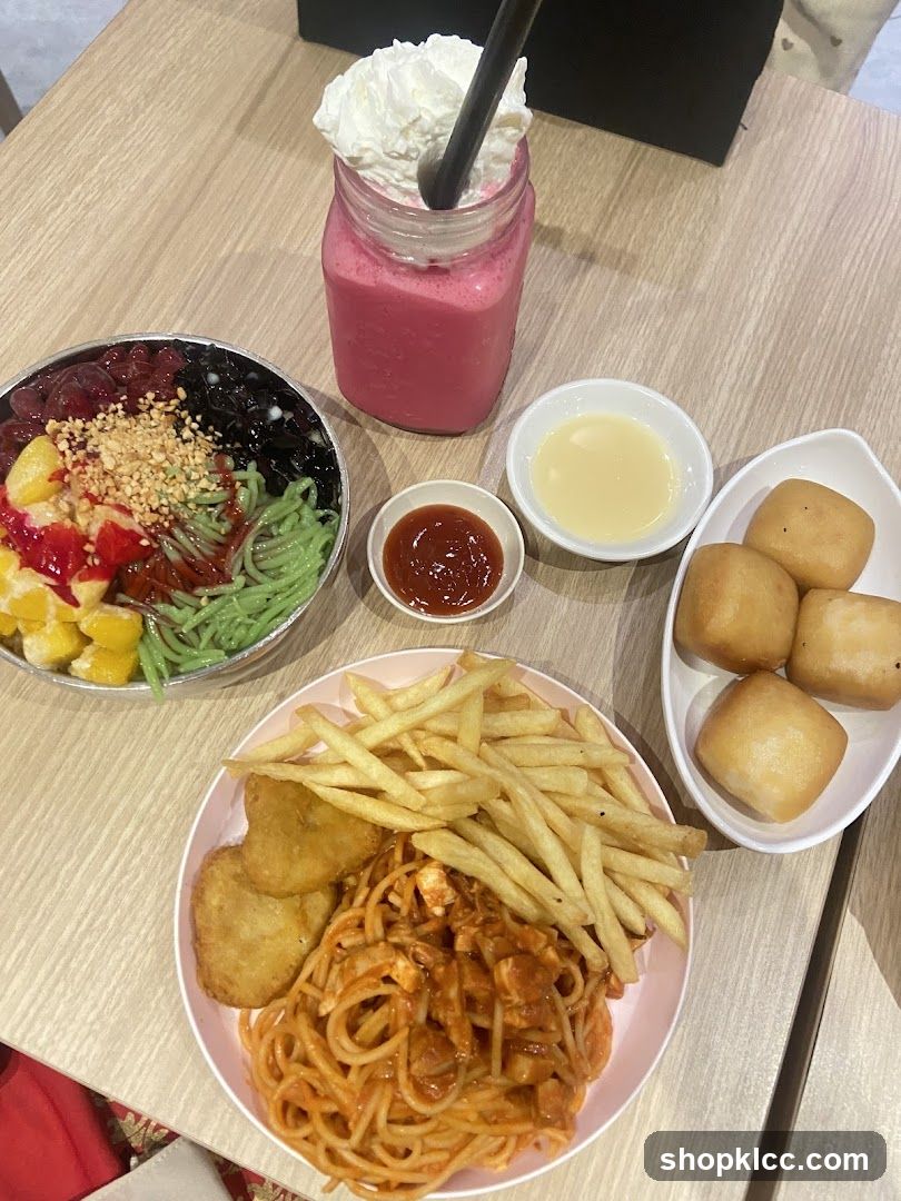 Dessert and Meal