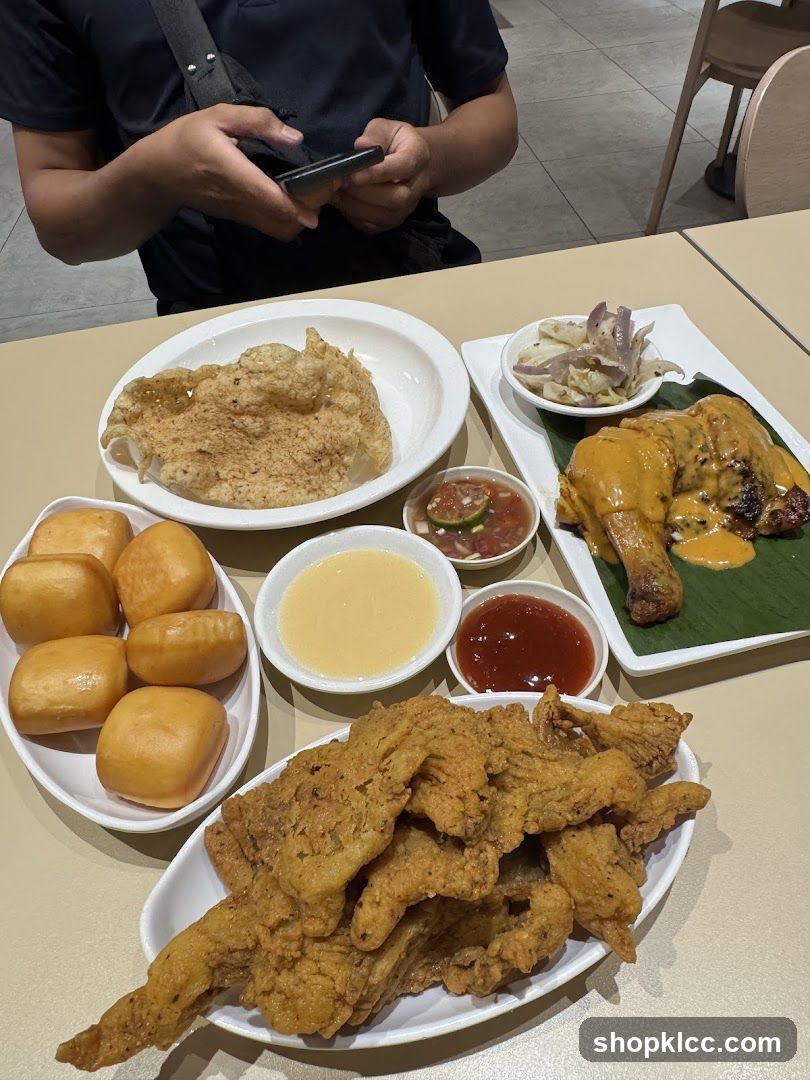 Fried Fish and Chicken Meal