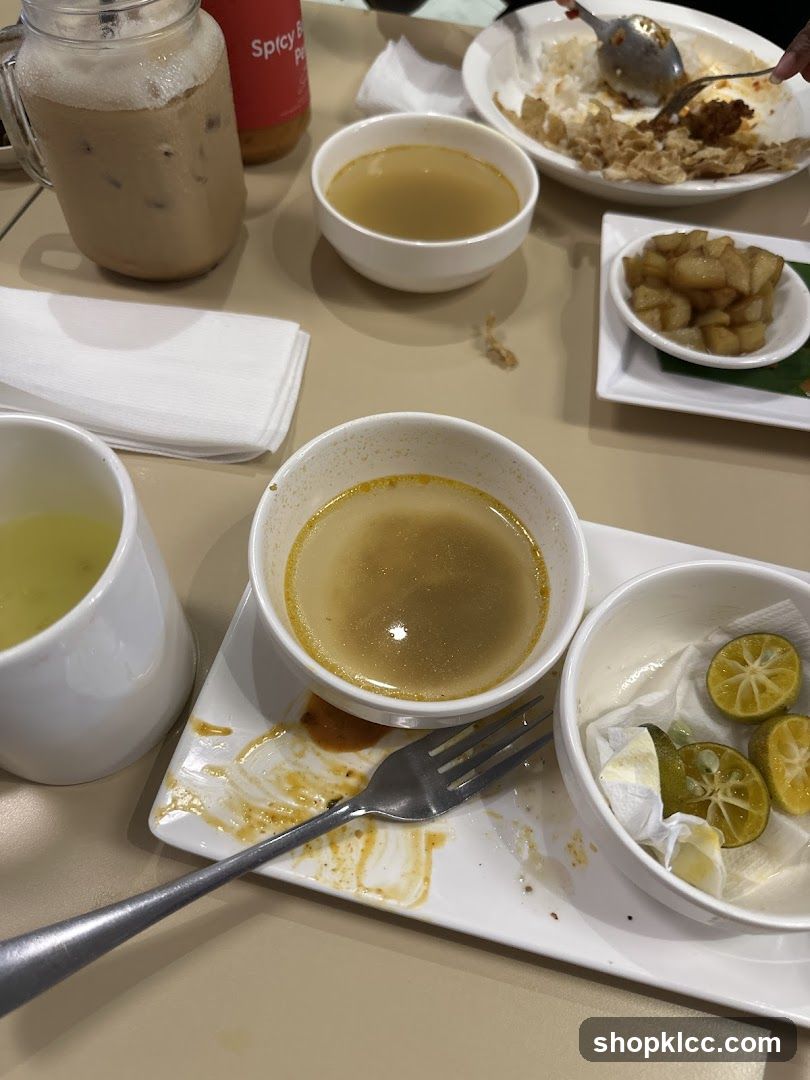 Table with Food and Drinks
