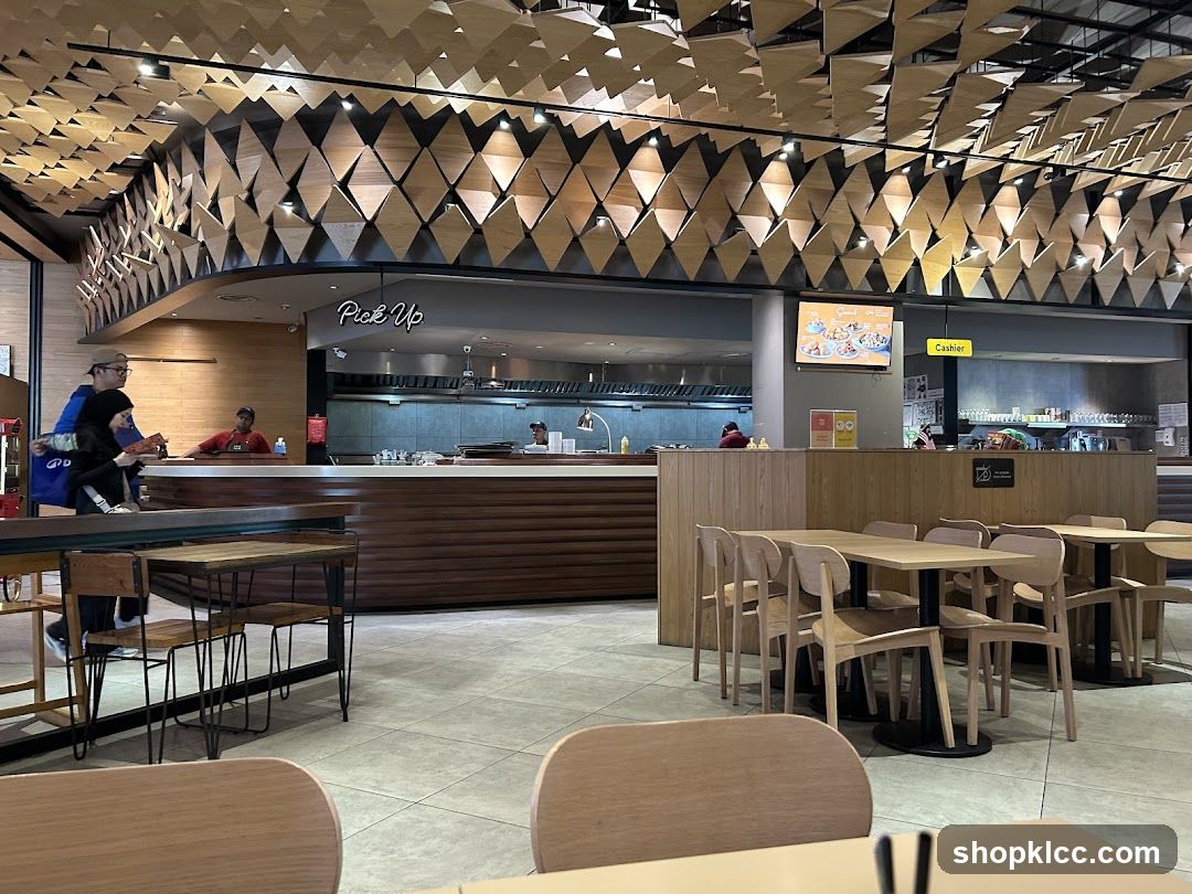 Restaurant Interior with Pick-Up Counter