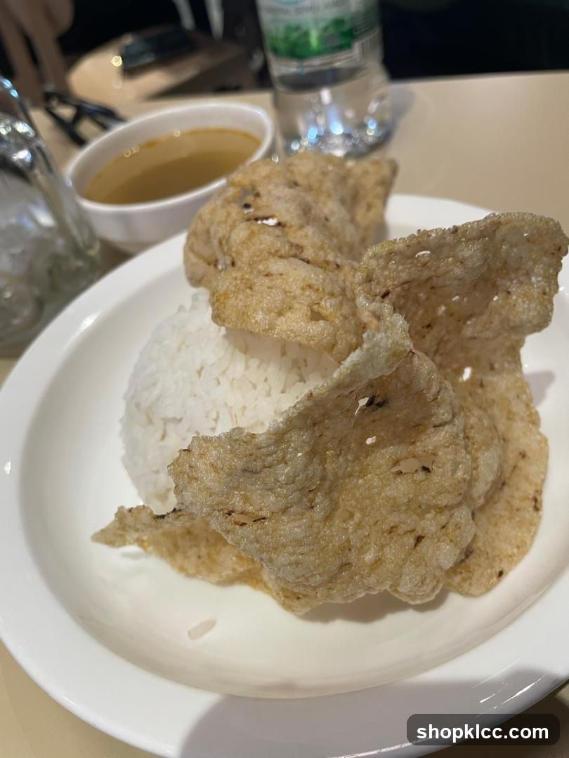 Rice with Crackers and Sauce