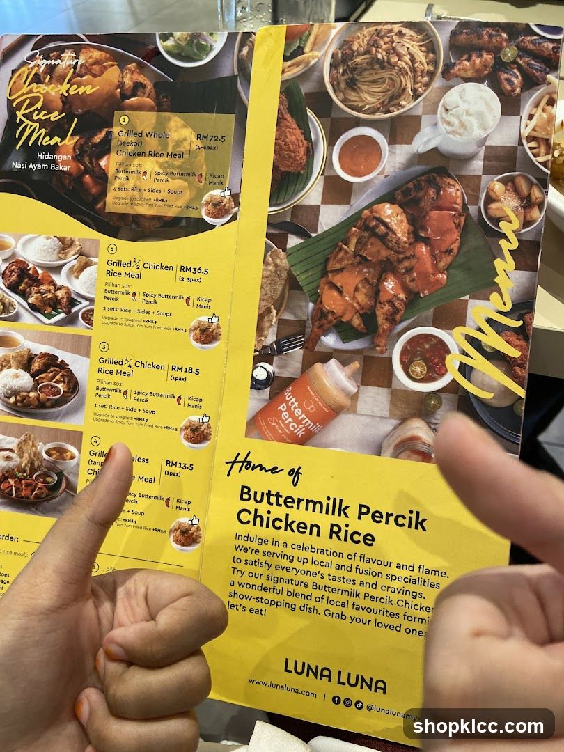 Buttermilk Percik Chicken Rice