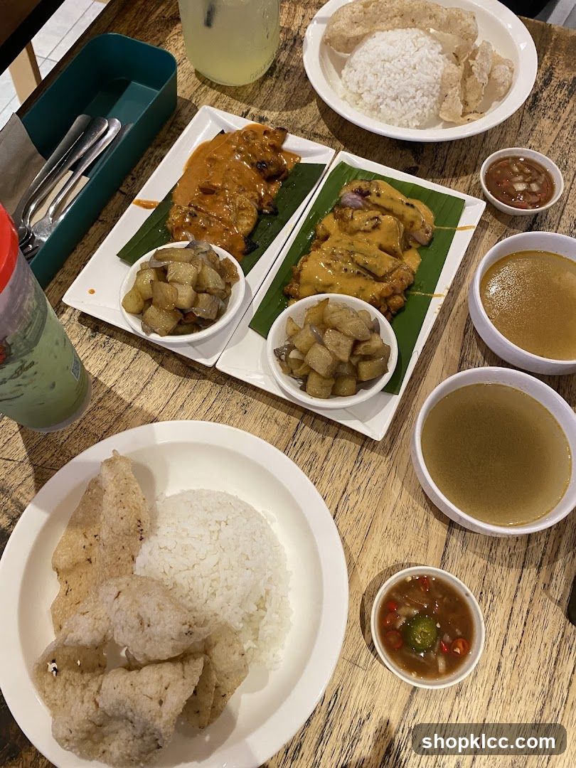 Table with food