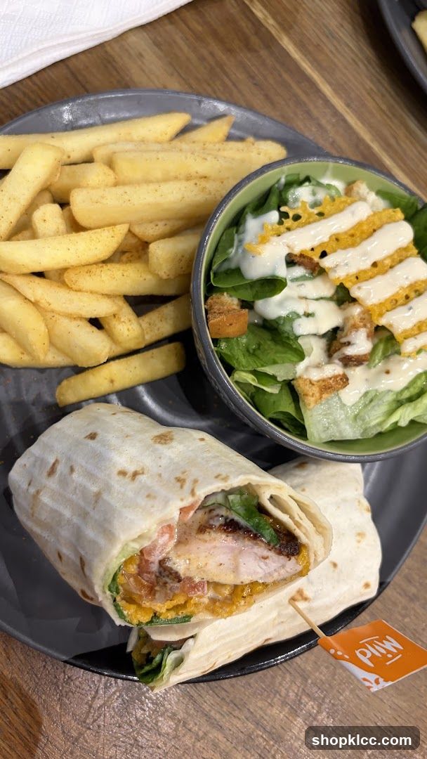 Chicken Wrap Meal