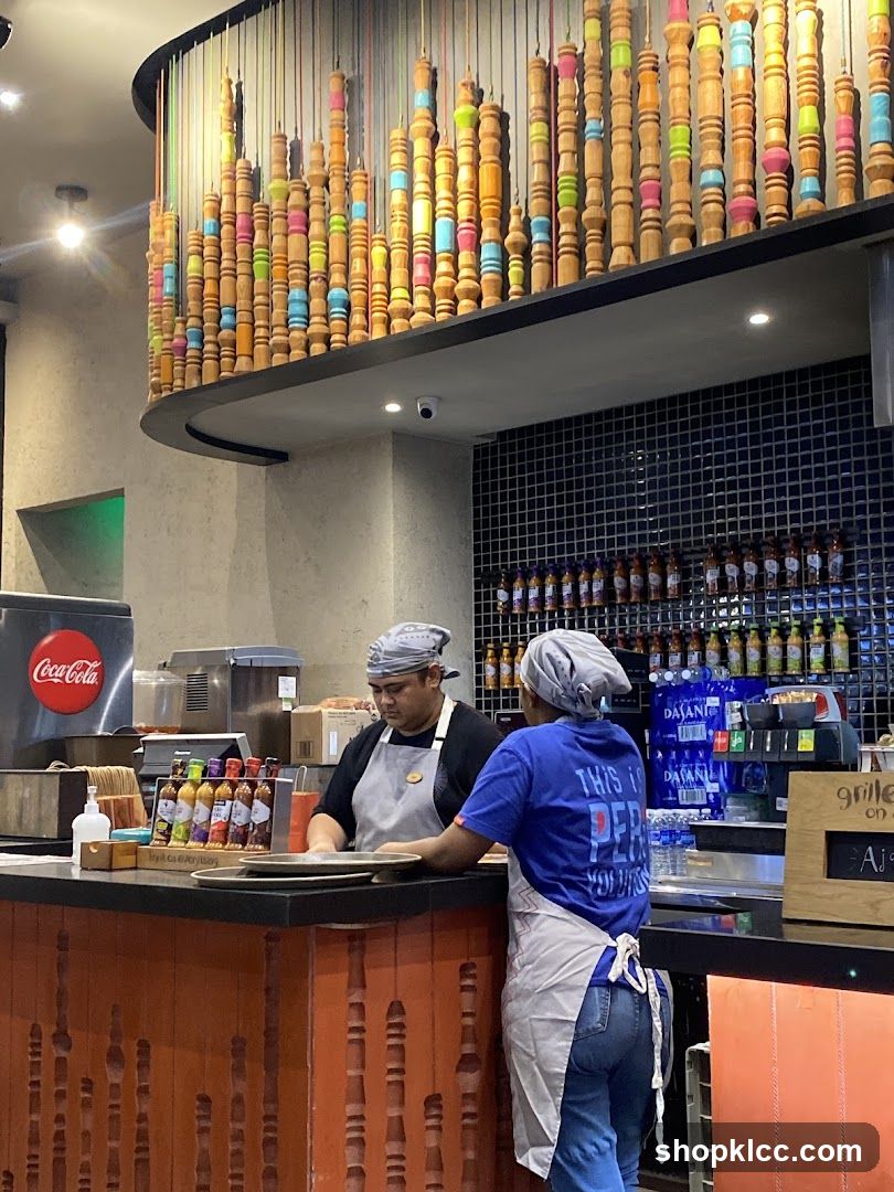 Restaurant Counter with Staff