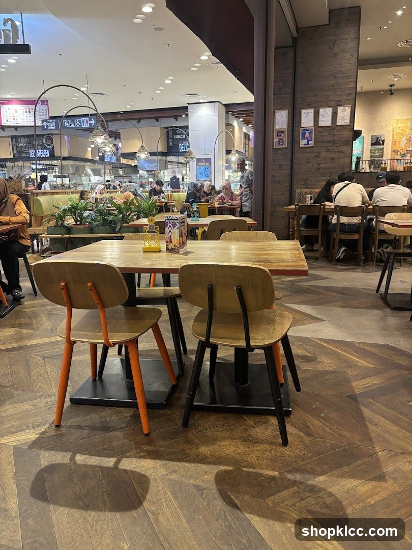 Restaurant Interior with Tables and Chairs