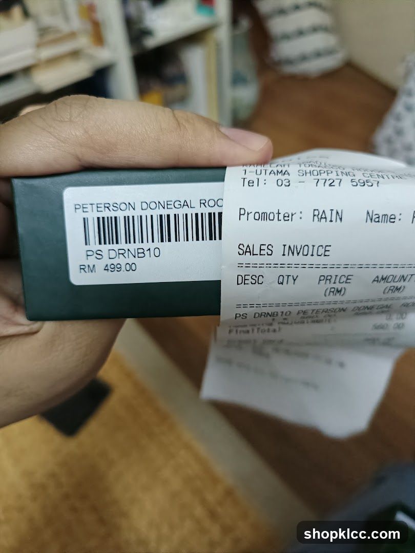 Sales Invoice and Product Label