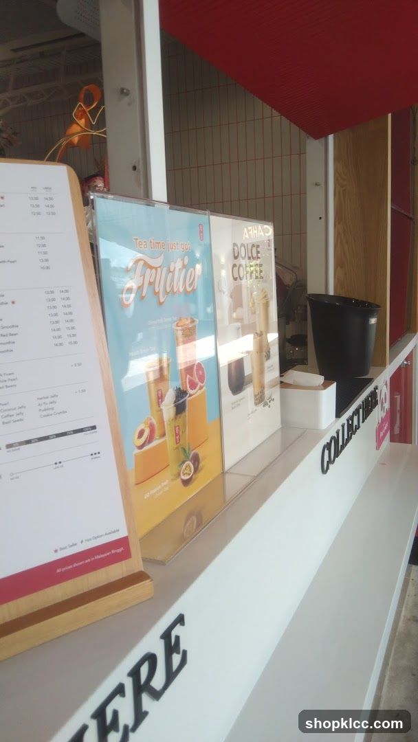 Drink Menu and Advertisements
