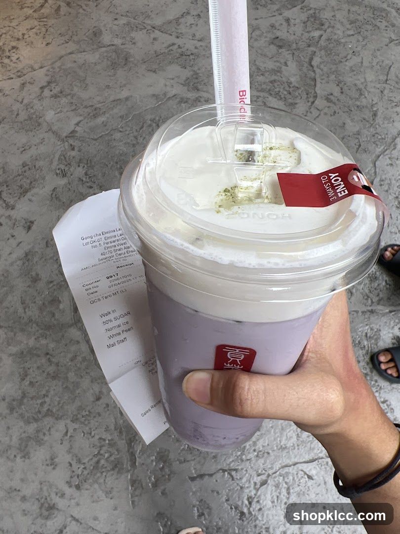 Beverage with Receipt