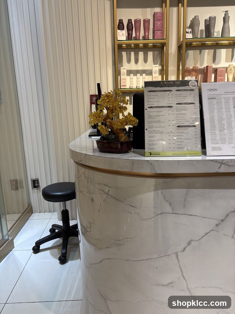 Salon Reception Desk