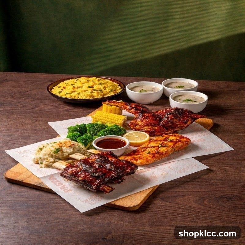 Grilled Meats and Sides Platter