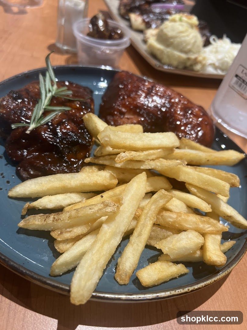 BBQ Ribs and Fries