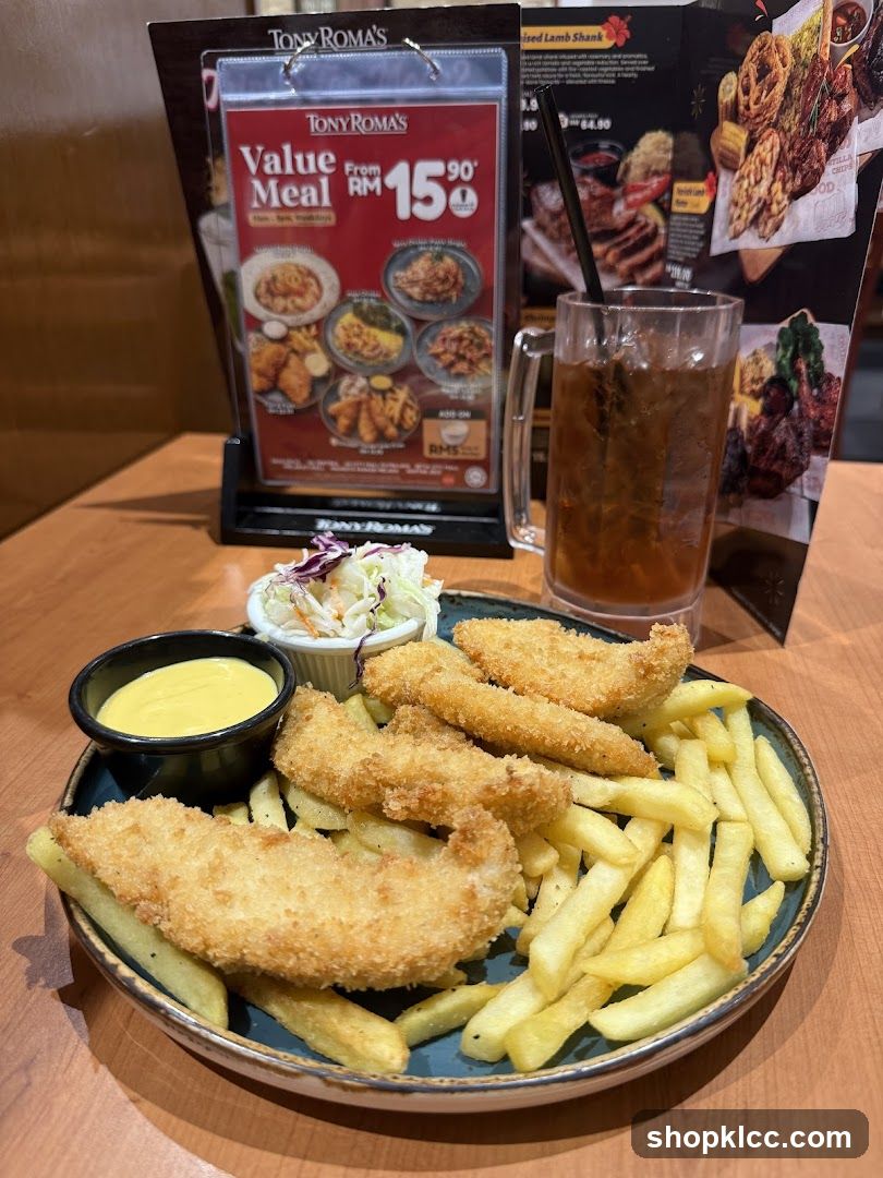 Tony Roma's Value Meal