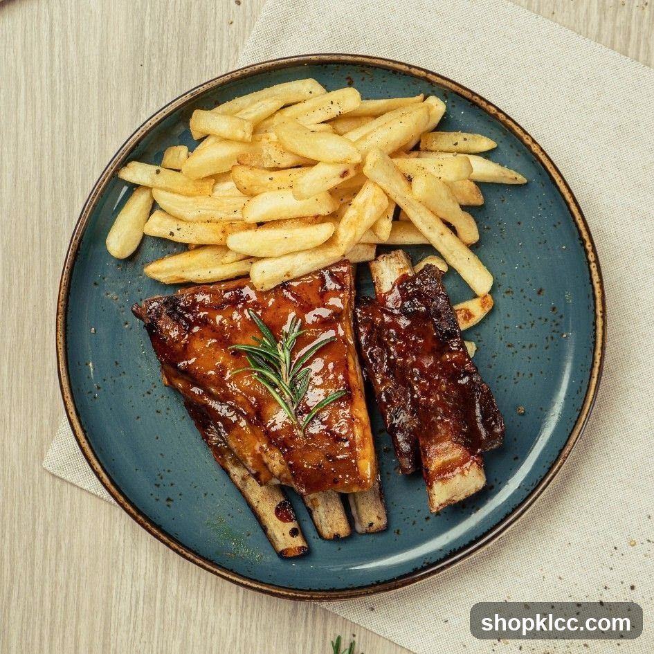 BBQ Ribs and Fries