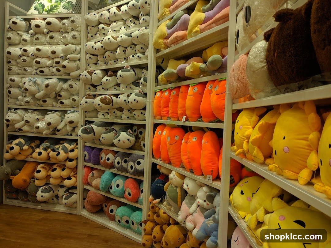 Plush Toys on Shelves