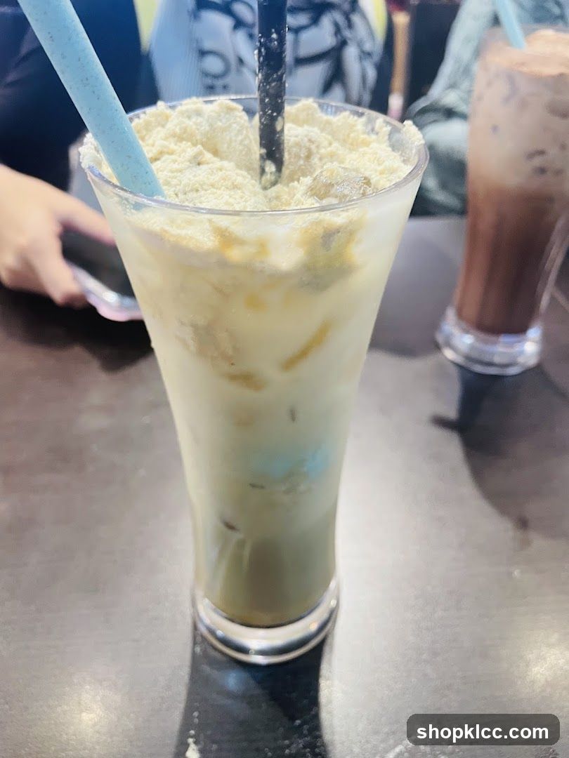 Iced Beverage with Toppings