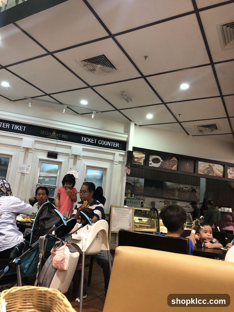 People dining in a cafe