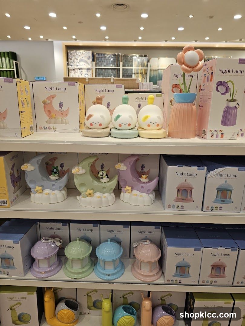 Assortment of Night Lamps