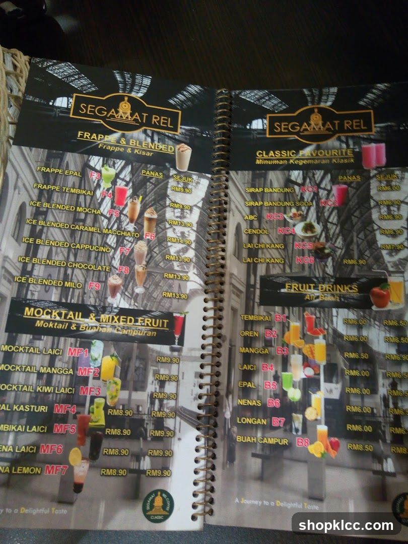 Segamat Rel Menu