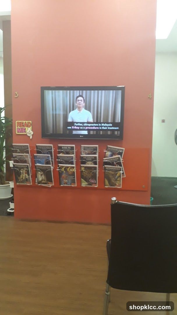 Waiting Area with Educational Display