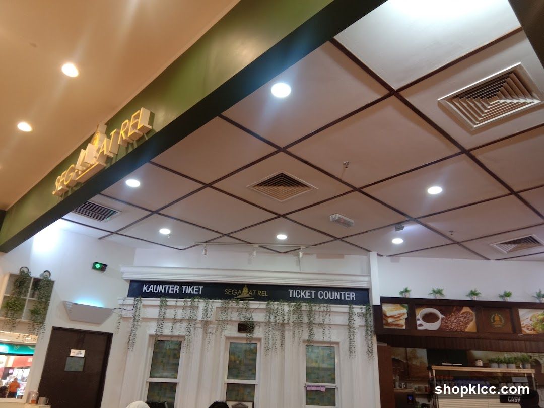 Ticket Counter and Food Display