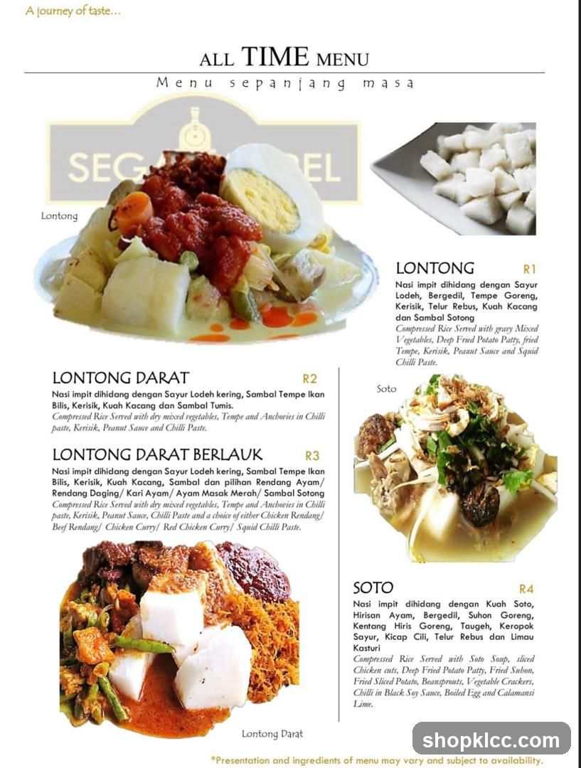 ALL TIME MENU