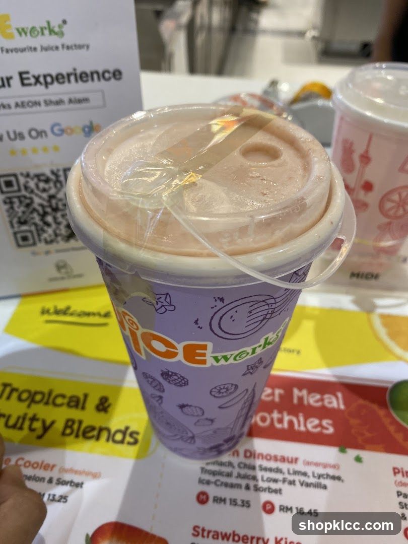 Juice Works Drink and Menu