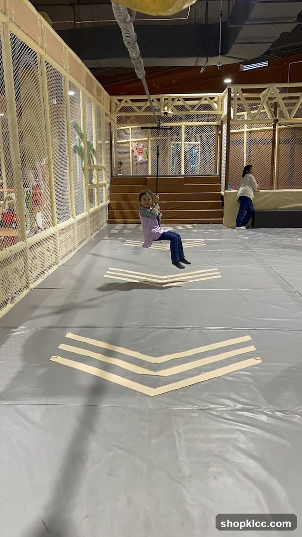 Indoor Playground Zip Line