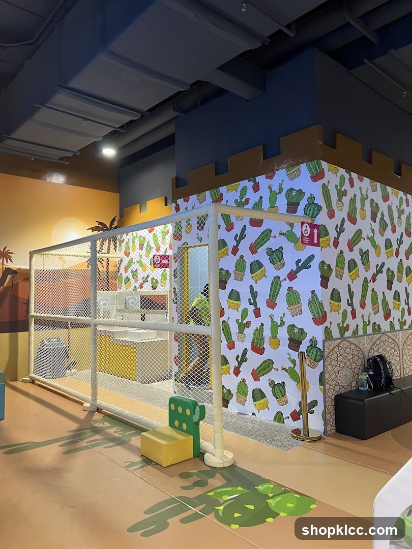 Indoor Play Area with Cactus Theme