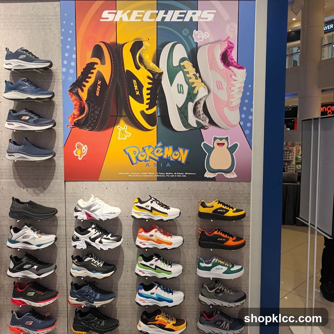 Skechers Pokemon Asia Display