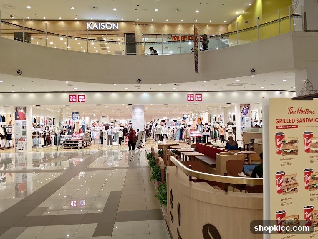 Uniqlo Storefront and Tim Hortons Menu