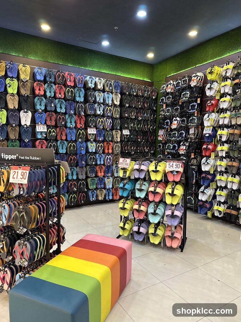 Flip-flop store interior