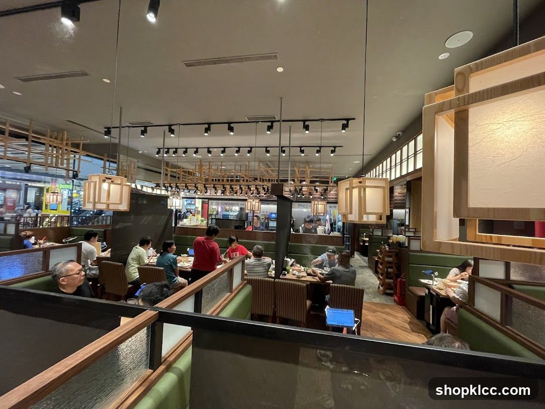 Restaurant Interior with Booth Seating
