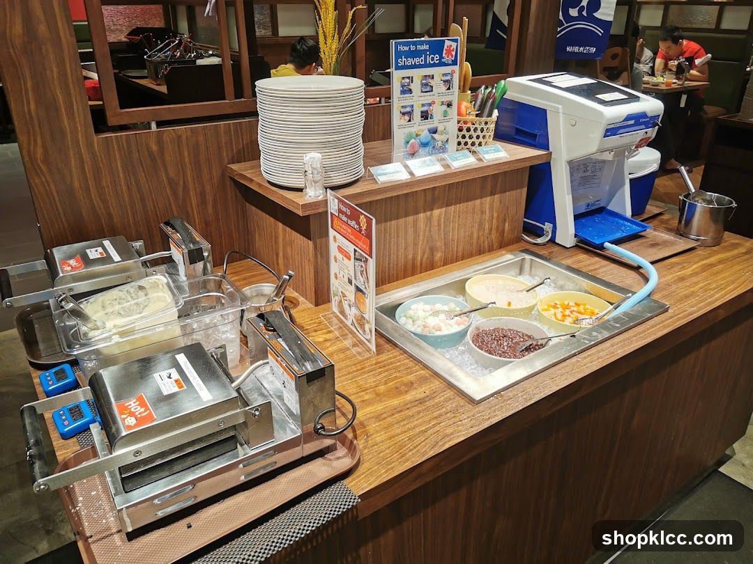 Dessert Topping Station