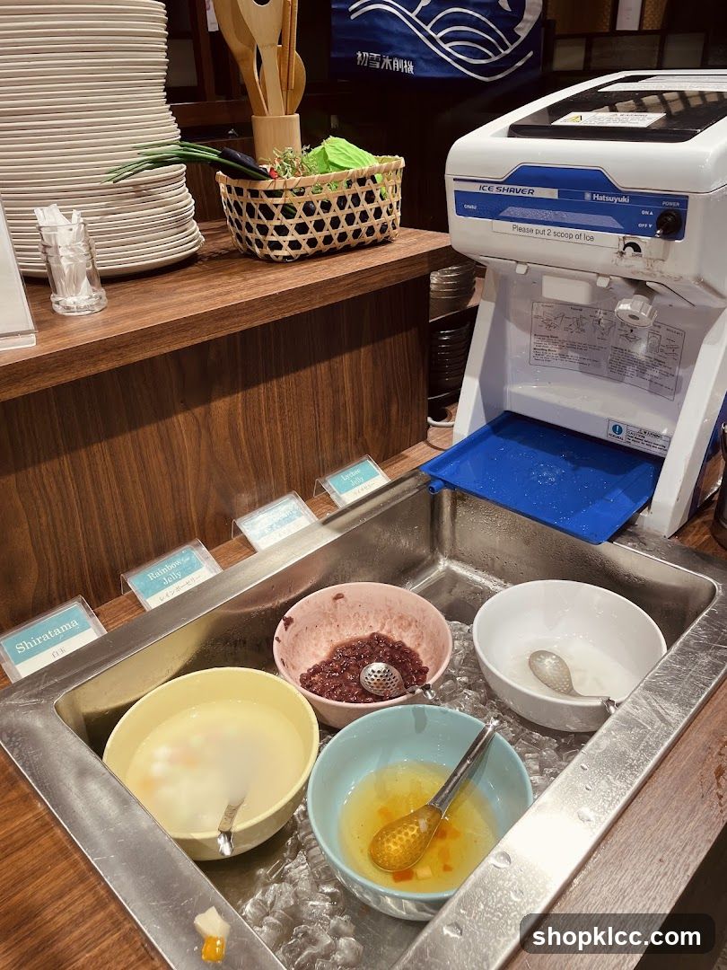 Dessert Toppings Bar