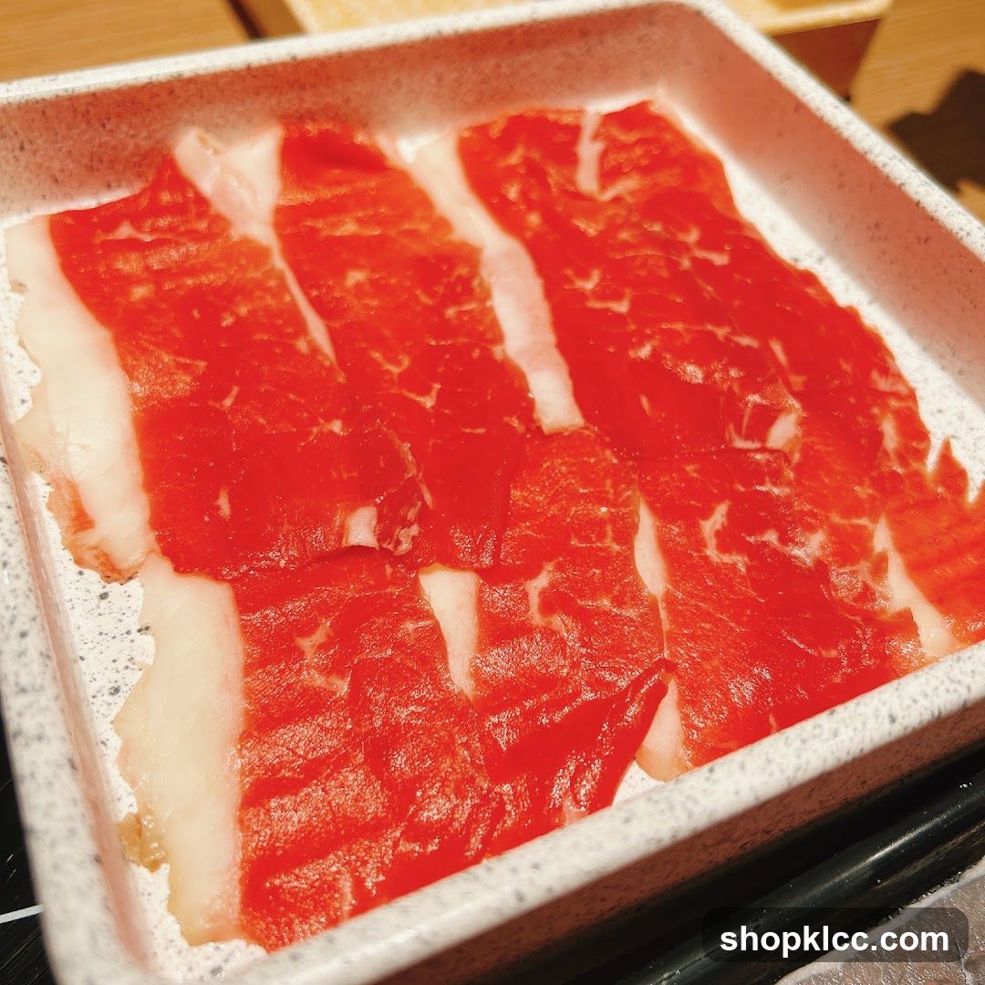 Thinly Sliced Raw Beef